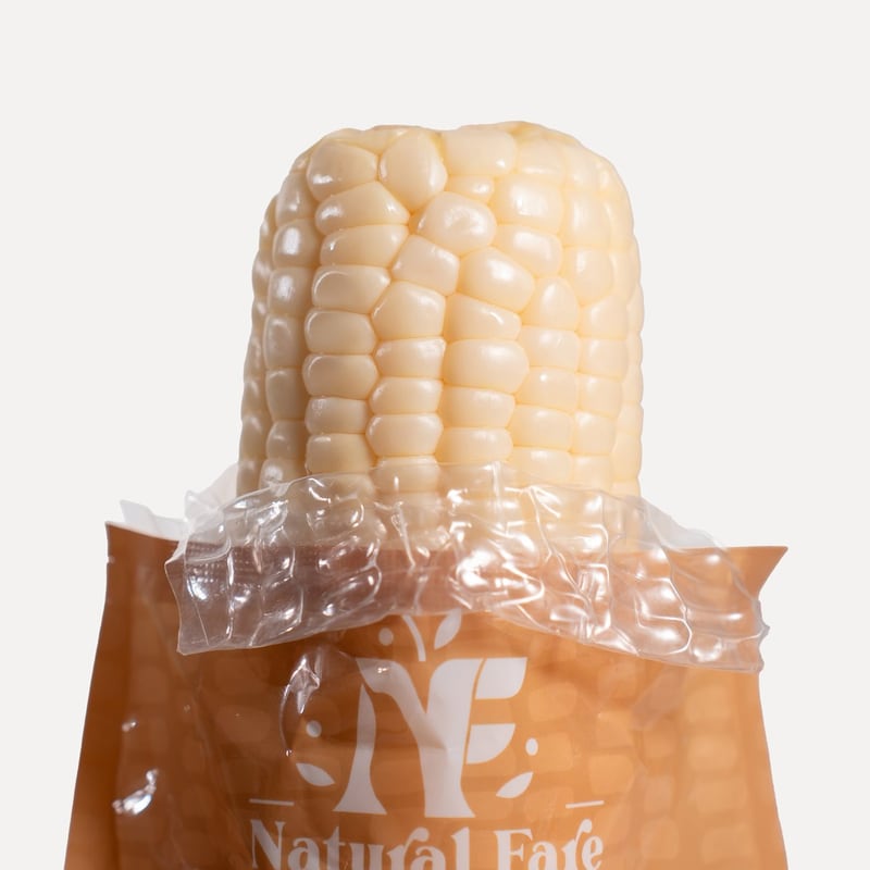 White Sweet Corn, opened pack